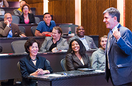 Faculty and Staff in Bove Auditorum on the Newark campus