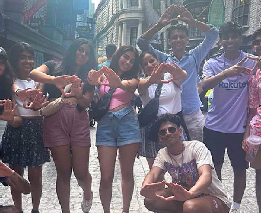 members at group event