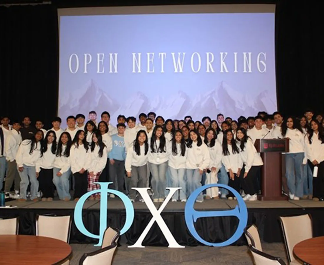 members at club event