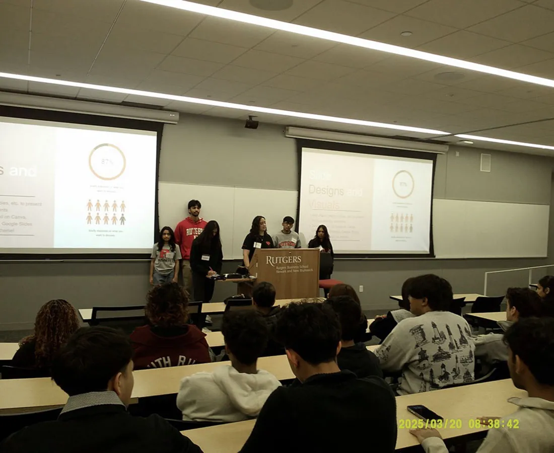 members at club event