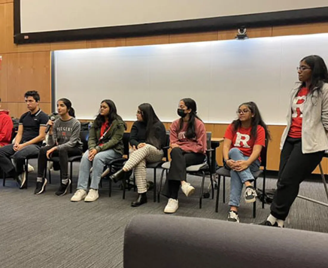members at club event