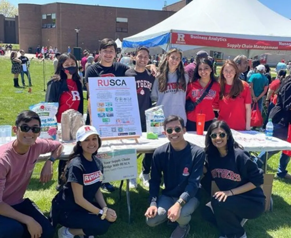 RUSCA group picture at club fair