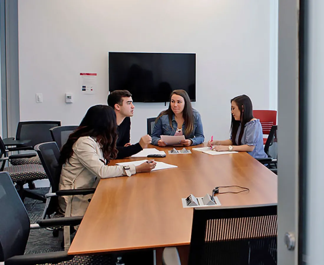 People in a meeting room