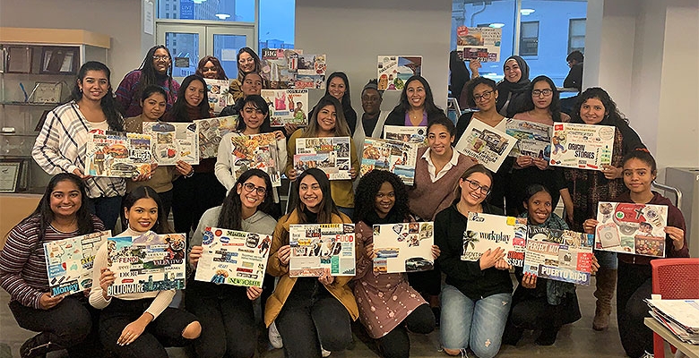 Undergraduate business students at Women BUILD