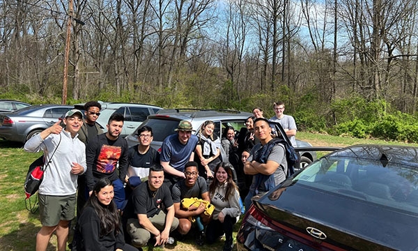 ALPFA members pose as a group
