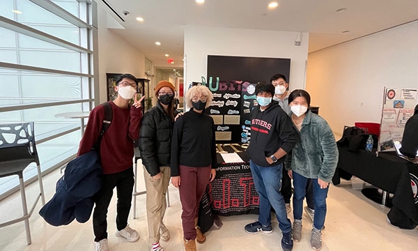 members at a club event