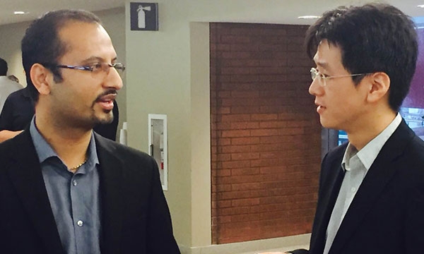 Rutgers Executive MBA students networking
