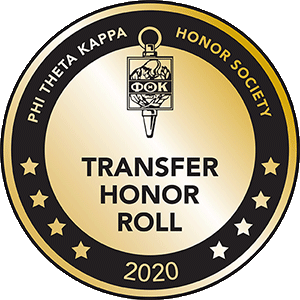 Transfer Honor Roll seal for 2020